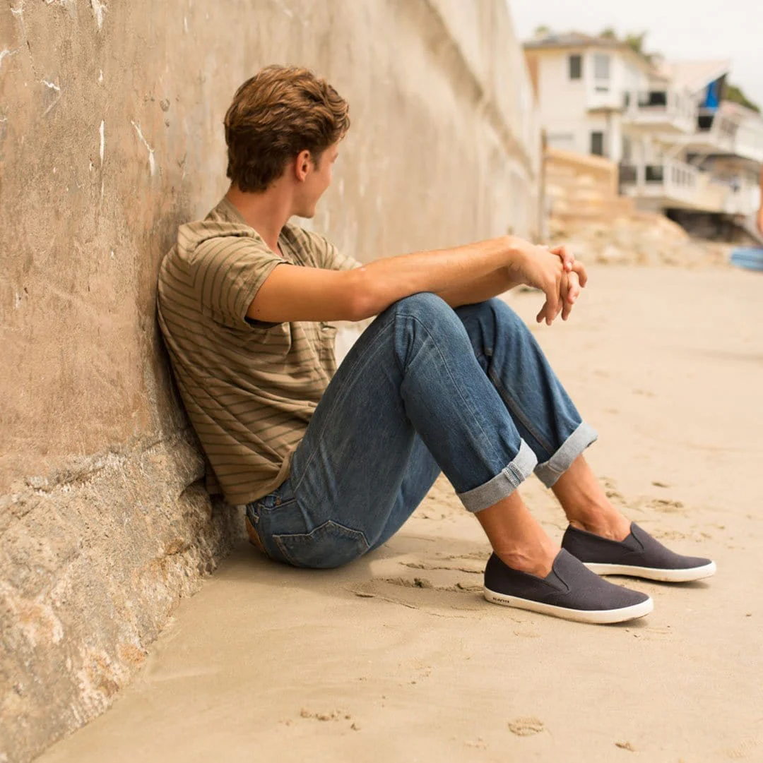 Mens - Baja Slip On Original - Slate Navy - Image 6