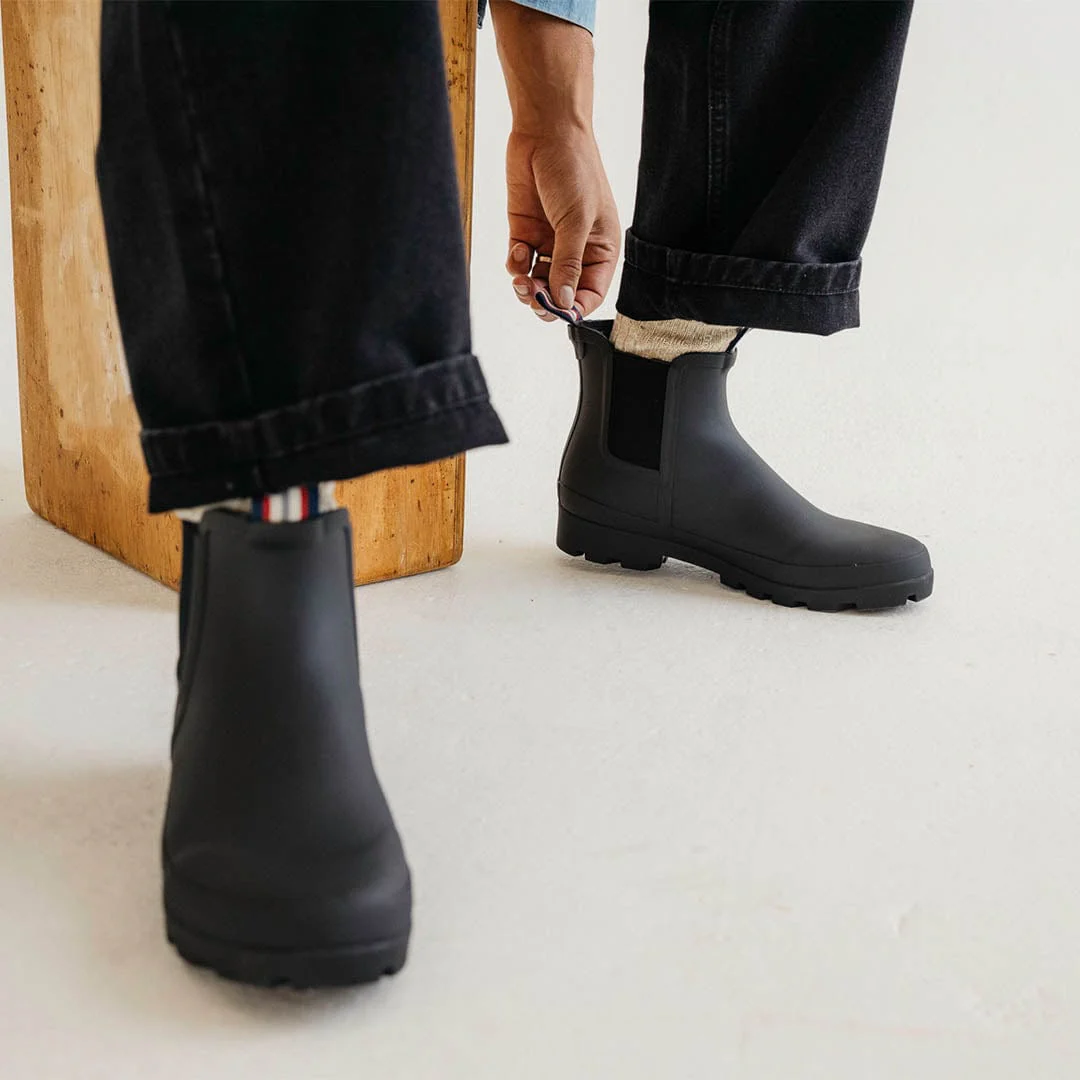 Mens - Bolinas Off Shore Boot - Black - Image 12