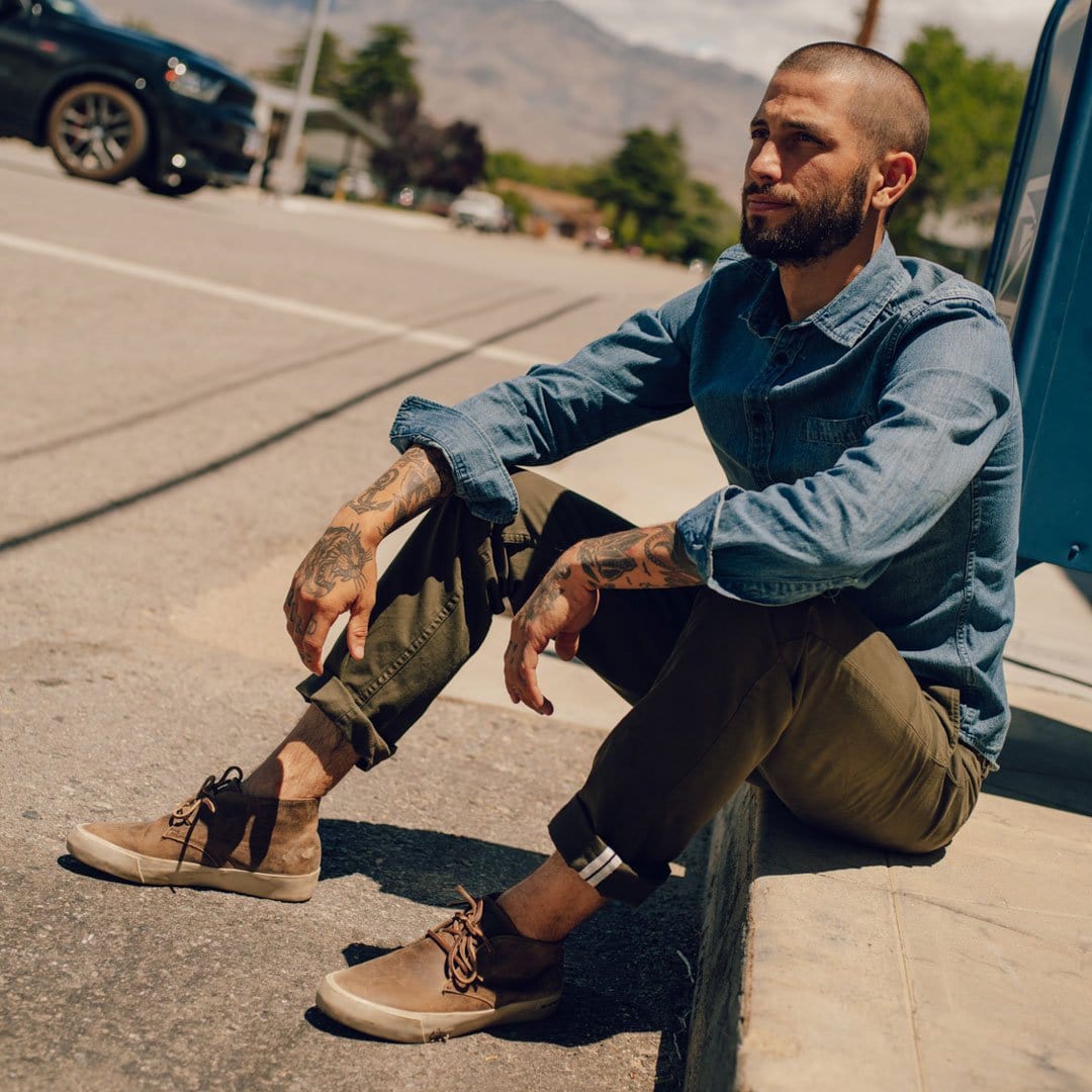 Mens - Maslon Desert Boot - Elmwood - Image 10