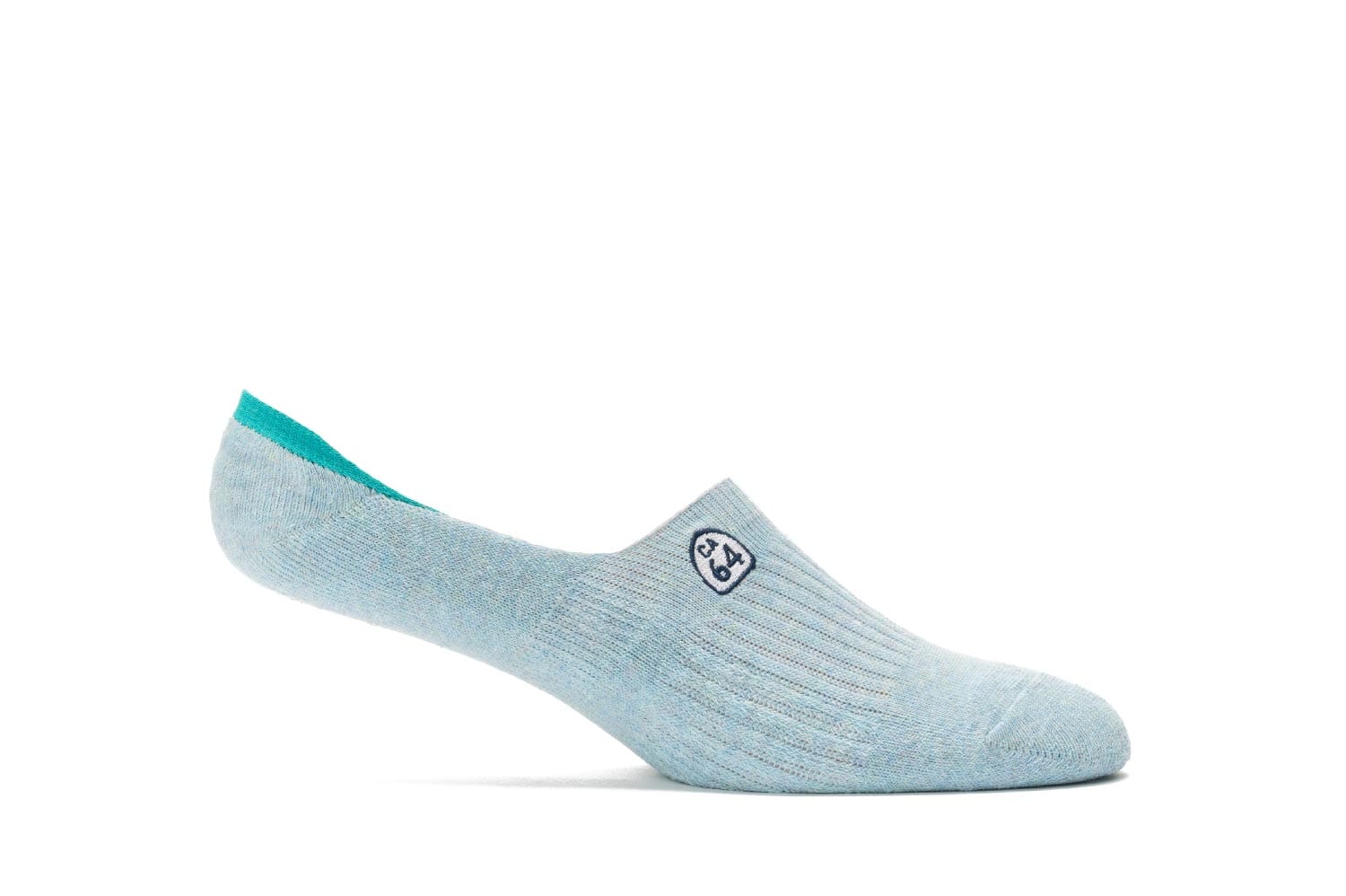 Unisex - Hideaways No-Show Sock - Light Blue - Image 6