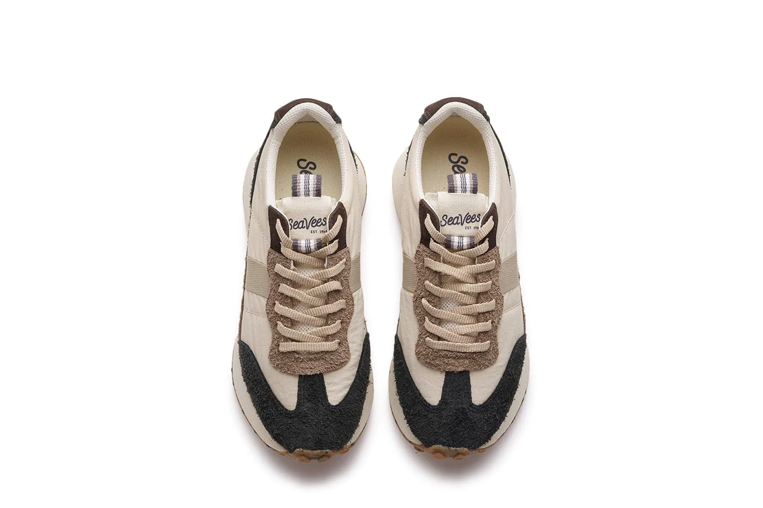 Womens - Acorn Trainer - Black and Tan - Image 6