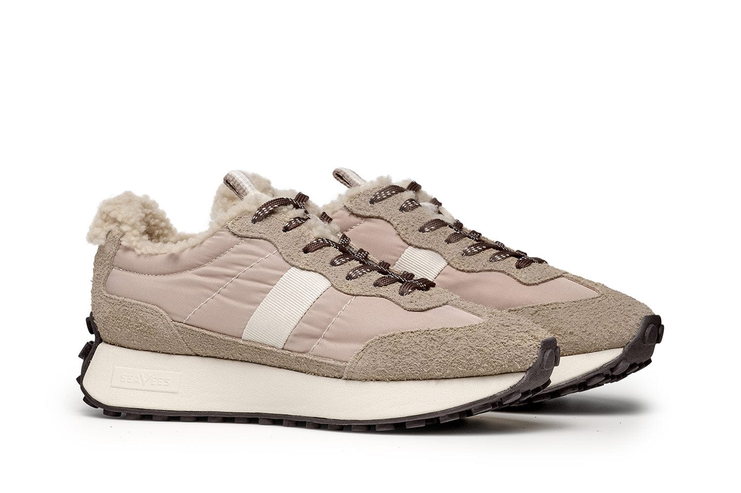 Womens - Acorn Trainer - Cream Cafe - Image 4