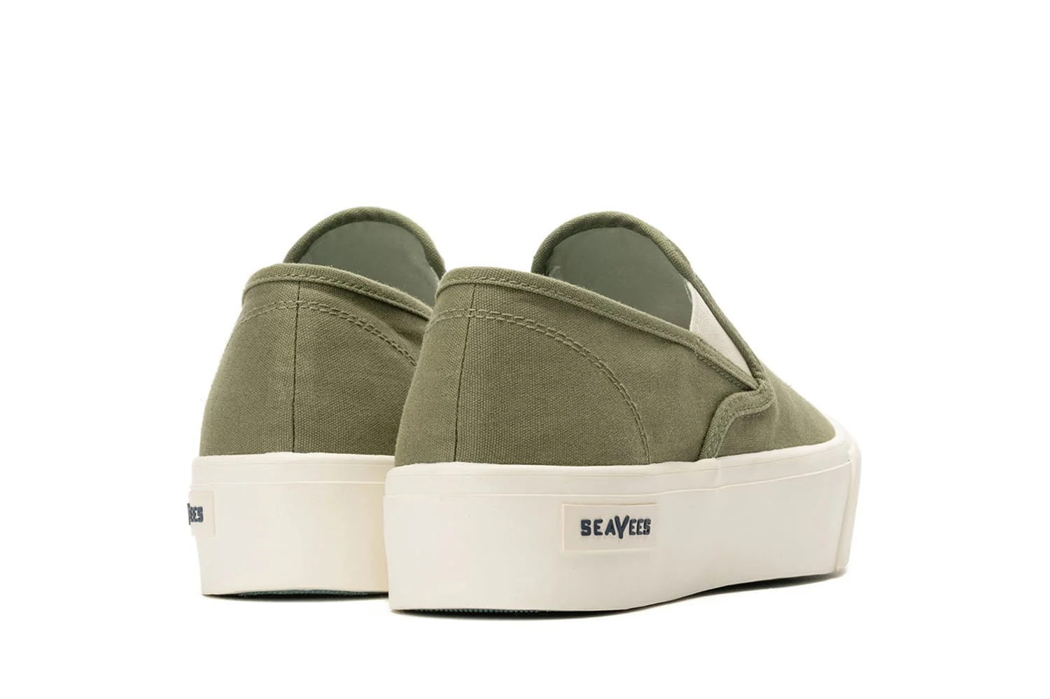 Womens - Baja Slip On Platform - Surplus Green - Image 3