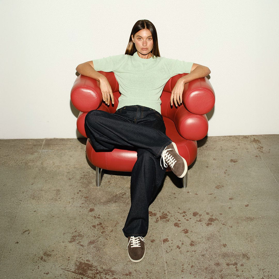 Womens - Clipper Sneaker - Espresso - Image 10
