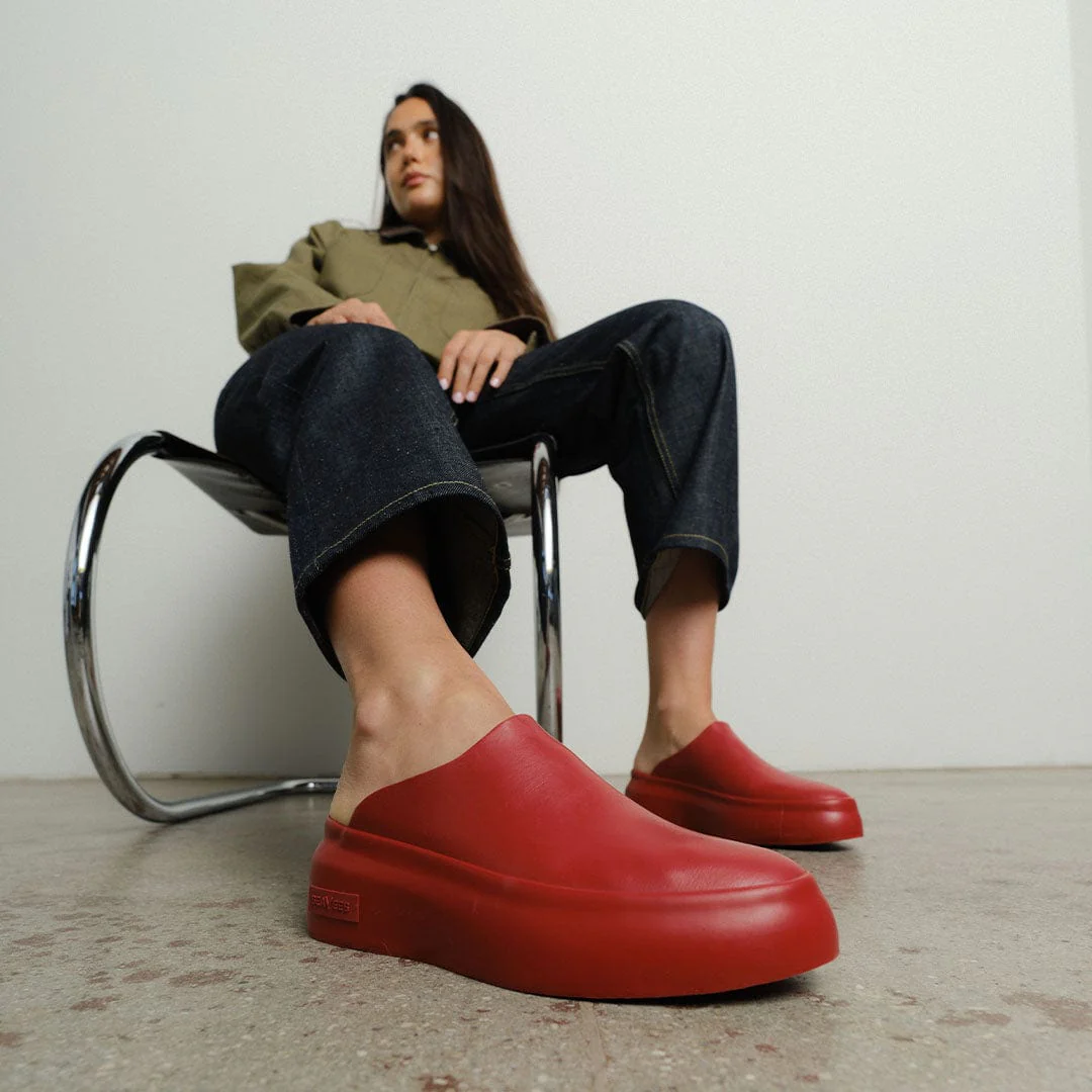 Womens - Marin Mule - Crimson - Image 7