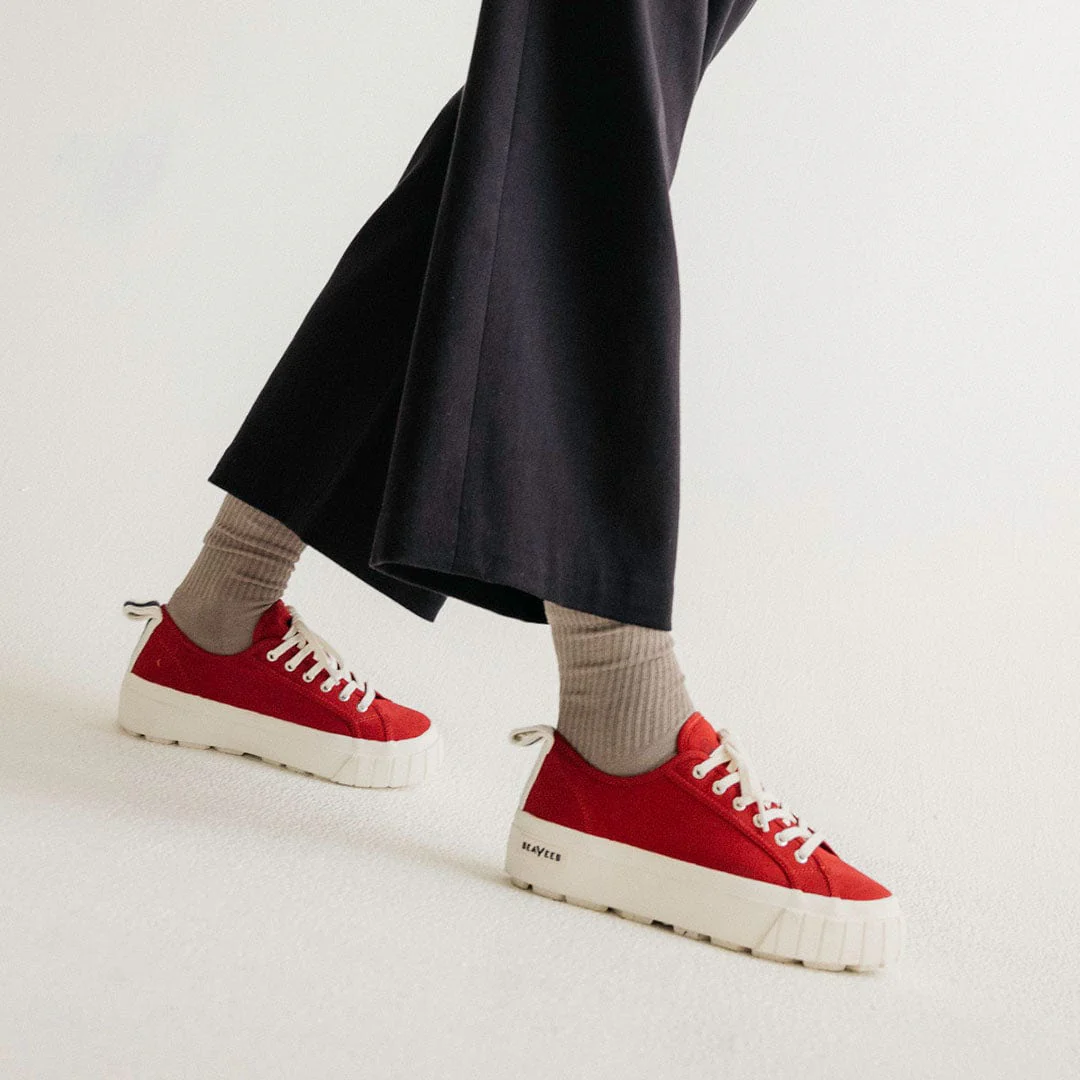 Womens - Melrose Lug Platform - Cranberry - Image 9