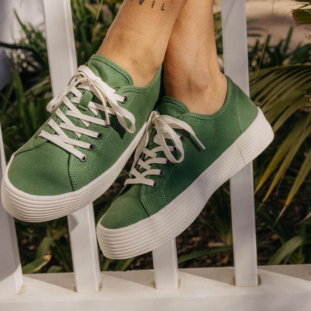 Womens - Monterey Sneaker Platform - Cactus - Image 10